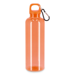 Plastikflasche in leuchtenden transparenten Farben, 750 ml farbe orange-transparent