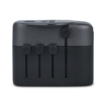 Reiseadapter kompakt für 150+ Länder farbe schwarz zweite Ansicht