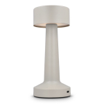 Tischlampe mit 3 Lichtmodi und Touch-Sensor an der Oberseite farbe beige zweite Ansicht