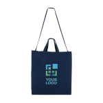 OEKO-TEX Baumwolltasche in vielen Farben mit Doppelhenkeln 220 g/m² Ansicht mit Druckbereich