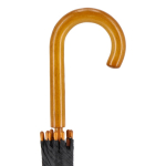 Bunter Regenschirm mit Holzrundgriff Ø103 cm farbe schwarz fünfte Ansicht