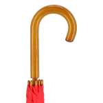 Bunter Regenschirm mit Holzrundgriff Ø103 cm farbe rot fünfte Ansicht