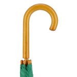 Bunter Regenschirm mit Holzrundgriff Ø103 cm farbe grün fünfte Ansicht