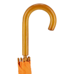 Bunter Regenschirm mit Holzrundgriff Ø103 cm farbe orange fünfte Ansicht