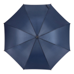 Bunter Regenschirm mit Holzrundgriff Ø103 cm farbe dunkelblau dritte Ansicht