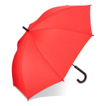 Regenschirm in vielen Farben mit schwarzem Rundgriff Ø105 cm farbe rot