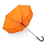 Regenschirm in vielen Farben mit schwarzem Rundgriff Ø105 cm farbe orange vierte Ansicht