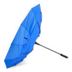 Klassischer Regenschirm mit ergonomischem Griff Ø105 cm farbe blau vierte Ansicht