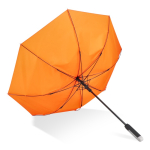 Klassischer Regenschirm mit ergonomischem Griff Ø105 cm farbe orange dritte Ansicht