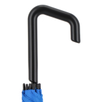 Klassischer Regenschirm mit schwarzem Geo-Griff Ø103 cm farbe blau sechste Ansicht