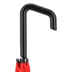 Klassischer Regenschirm mit schwarzem Geo-Griff Ø103 cm farbe rot sechste Ansicht