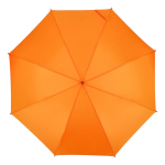 Klassischer Regenschirm mit schwarzem Geo-Griff Ø103 cm farbe orange dritte Ansicht