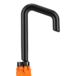 Klassischer Regenschirm mit schwarzem Geo-Griff Ø103 cm farbe orange sechste Ansicht