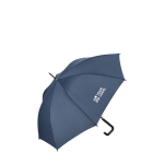 Klassischer Regenschirm mit schwarzem Geo-Griff Ø103 cm Ansicht mit Druckbereich