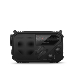 Notfallradio aus ABS-Kunststoff mit Taschenlampe und Alarm Philips farbe schwarz zweite Ansicht