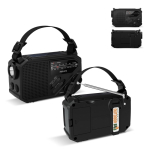 Notfallradio aus ABS-Kunststoff mit Taschenlampe und Alarm Philips