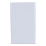 Powerbank aus recyceltem Aluminium 4.000 mAh in vielen Farben farbe weiß zweite Ansicht