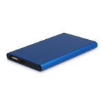 Powerbank aus recyceltem Aluminium 4.000 mAh in vielen Farben farbe hellblau
