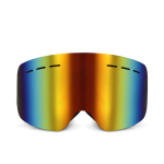 Sportbrille fürs Ski- & Snowboarden mit verstellbarem Band farbe weiß dritte Ansicht