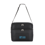 Kühltasche mit zwei Fächern und Fronttasche 12 L Ansicht mit Druckbereich