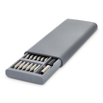 Präzisions-Werkzeugset für Elektronikreparaturen farbe grau dritte Ansicht