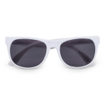 Sonnenbrille in vielen Farben mit schwarzer UV400-Linse farbe weiß zweite Ansicht