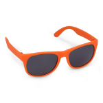 Sonnenbrille in vielen Farben mit schwarzer UV400-Linse farbe orange