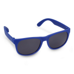Sonnenbrille in vielen Farben mit schwarzer UV400-Linse farbe dunkelblau