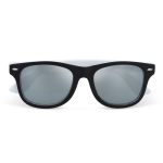 Bicolore Sonnenbrille mit UV400-Polarized-Gläsern, personalisierbar farbe weiß zweite Ansicht