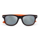 Bicolore Sonnenbrille mit UV400-Polarized-Gläsern, personalisierbar farbe orange zweite Ansicht