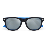 Bicolore Sonnenbrille mit UV400-Polarized-Gläsern, personalisierbar farbe hellblau zweite Ansicht