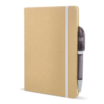 A5-Karton-Notizbuch mit Farbakzenten, liniert farbe weiß fünfte Ansicht