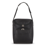 Kühltragetasche mit Alufutter und zwei Fächern 13 L farbe schwarz dritte Ansicht