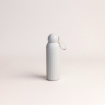 Monochrome Thermoflasche aus Stahl mit Runddeckel 500 ml farbe beige vierte Ansicht