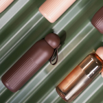 Monochrome Thermoflasche aus Stahl mit Runddeckel 500 ml farbe dunkelbraun fünfte Ansicht