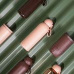 Monochrome Thermoflasche aus Stahl mit Runddeckel 500 ml farbe pastellrose zweite Ansicht