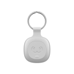 GPS-Tag mit Schlüsselring, kompatibel mit Apple Geräten farbe hellgrau dritte Ansicht