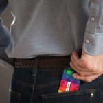 Individuelle ultradünne USB-Karte, Made in Europe farbe weiß Stillleben-Ansicht