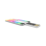 Individuell gefertigter USB Stick im Mini Card Format aus Europa farbe weiß Ansicht mit Logodruck