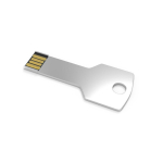 USB Stick aus Metall im Schlüsselformat, individuell gefertigt, Europa farbe silber rechte vordere Winkelansicht