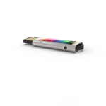 Metall-USB im abnehmbaren Format, hergestellt in Europa farbe silber Detailansicht