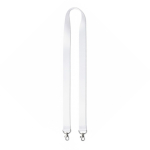 Polyester-Lanyard mit 2 Karabinern zum Sublimieren farbe weiß siebte Ansicht