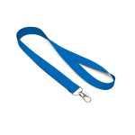Individuell gefertigtes RPET Lanyard mit Karabiner oder Clip farbe blau siebte Ansicht