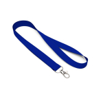 Individuell gefertigtes RPET Lanyard mit Karabiner oder Clip farbe stahlblau siebte Ansicht