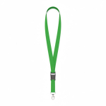 Individuell gefertigtes Polyester Lanyard mit abnehmbarer Schnalle farbe grün siebte Ansicht