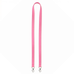 Polyester-Lanyard mit 2 wählbaren Karabinern farbe pink siebte Ansicht