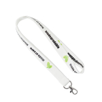 Individuell gefertigtes Lanyard aus Maisstärke mit Karabiner farbe weiß siebte Ansicht