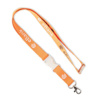 Abnehmbares individuell gefertigtes Lanyard aus Maisstärke farbe weiß
