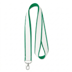 Polyester-Lanyard mit Satinbeschichtung zum Sublimieren farbe flaschengrün siebte Ansicht
