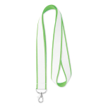 Polyester-Lanyard mit Satinbeschichtung zum Sublimieren farbe apfelgrün siebte Ansicht